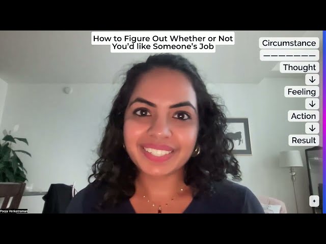 How to Figure Out Whether or Not You’d like Someone’s Job
