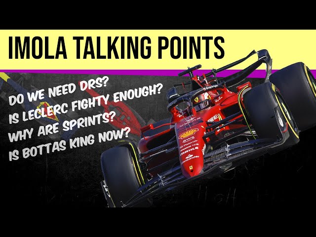 Do we really need DRS? ... and other Imola F1 talking points