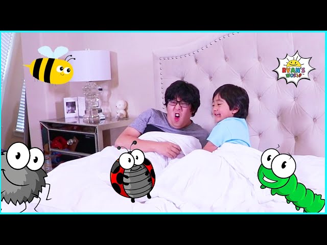 Ryan plays Bugs In Bed and more 1 hour fun games for kids!
