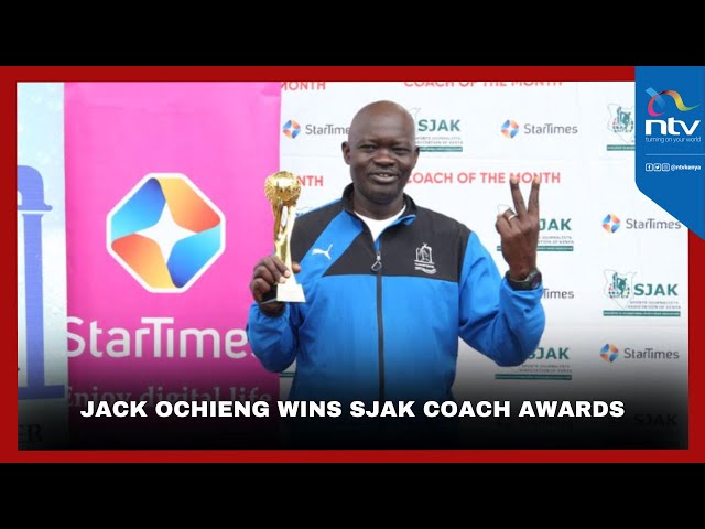 Jack Ochieng wins SJAK coach awards