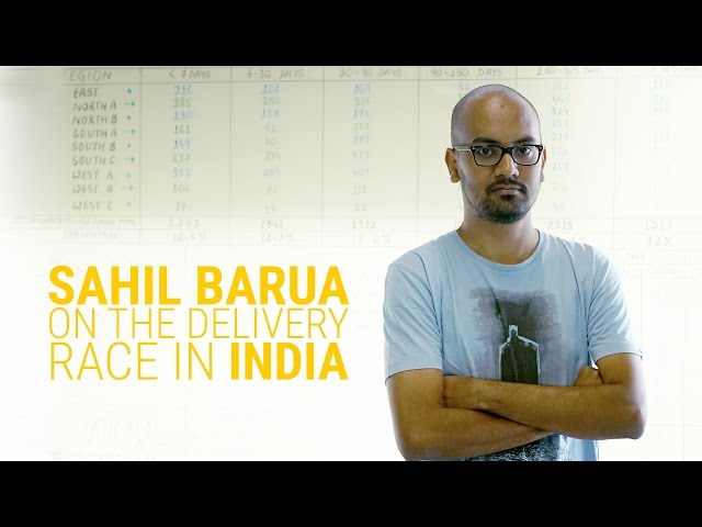 Sahil Barua on the delivery race in India