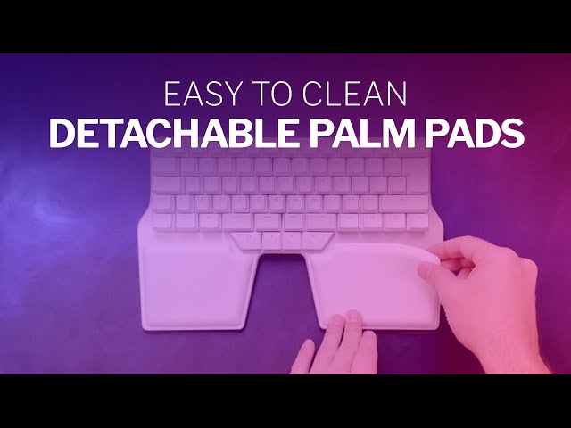 How to install and clean the palm pads of the Dygma Raise 🛁
