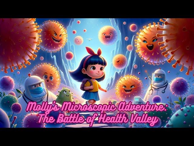 Molly's Microscopic Adventure: The Battle of Health Valley |Bedtime Stories For Kids
