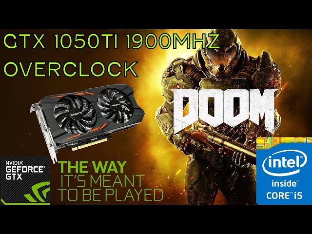 GTX 1050 Ti + i5-4690k - Doom Gameplay Vulkan Ultra 1080p
