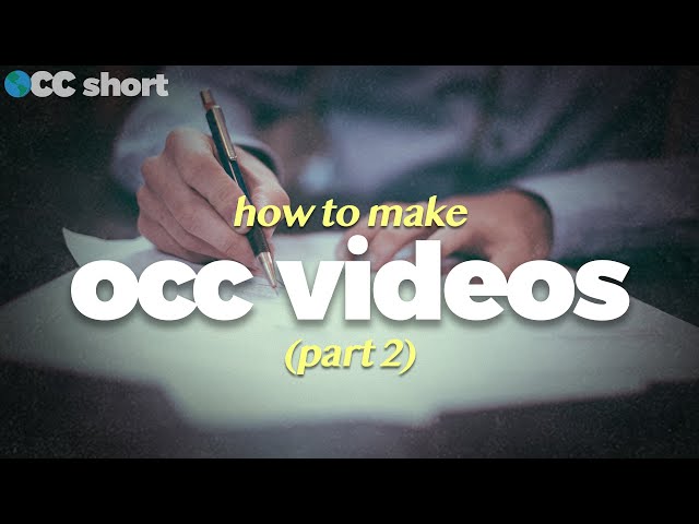 How I Make OCC Videos (Part 2) #shorts
