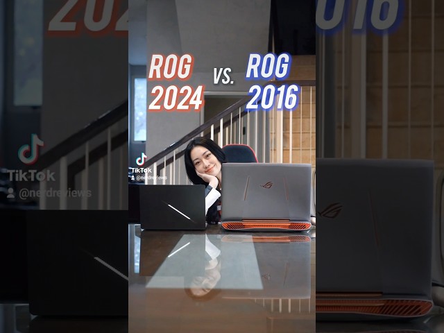 Laptop ROG 2016 vs. 2024!