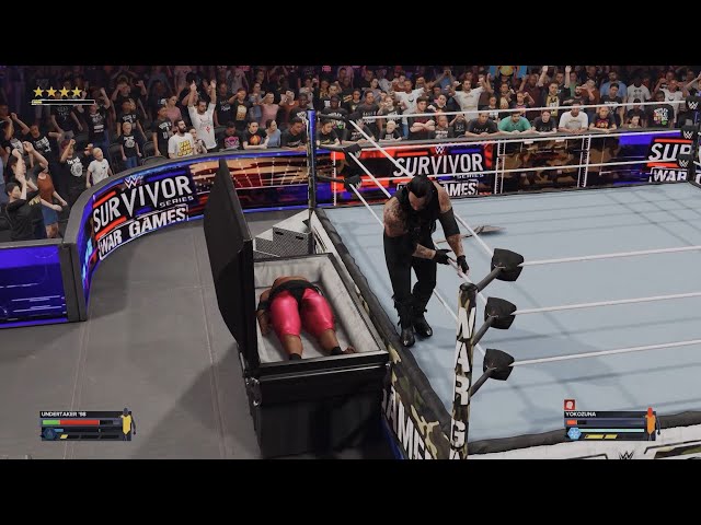 WWE 2K24 Undertaker Vs Yokuzuna Casket Match