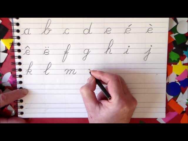 Apprendre à lire lettres alphabet français et écrire en maternelle et au cp