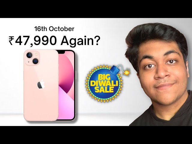 iPhone 13 Price in Flipkart Diwali Sale! 48K Again?