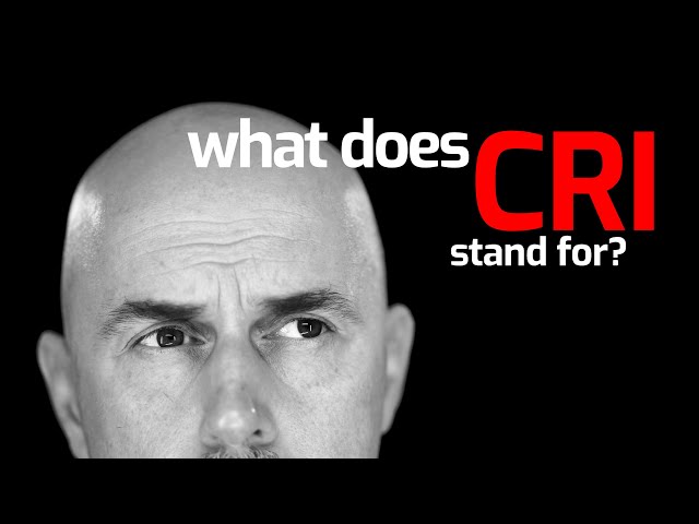 What does CRI stand for? - Color Rendering Index Explained