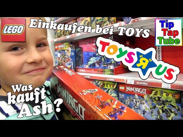 Toys r us Shopping Lego Ninjago Spielsachen einkaufen mit Ash Kanal für Kinder - Kinderkanal