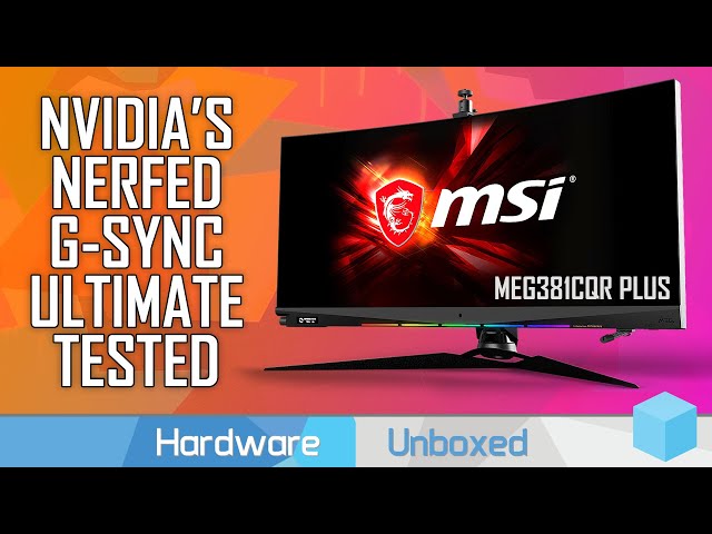 G-Sync Ultimate Sucks Now - MSI MEG381CQR Plus Review