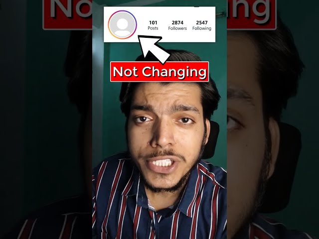 Instagram Profile Picture Not Changing Fixed #shorts