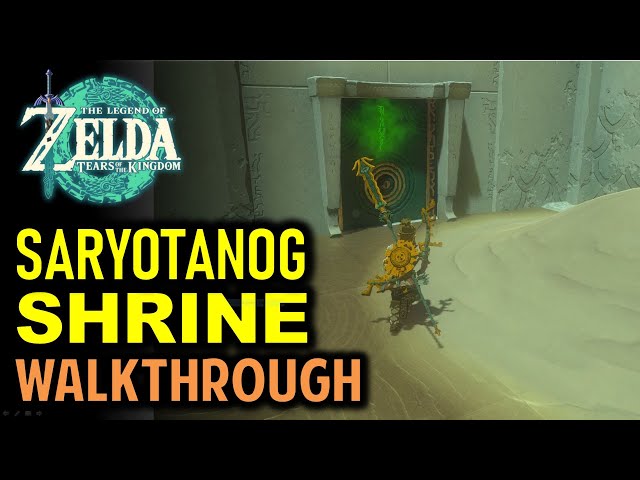 Saryotanog Shrine Puzzle: Buried Light Walkthrough | Legend of Zelda: Tears of the Kingdom