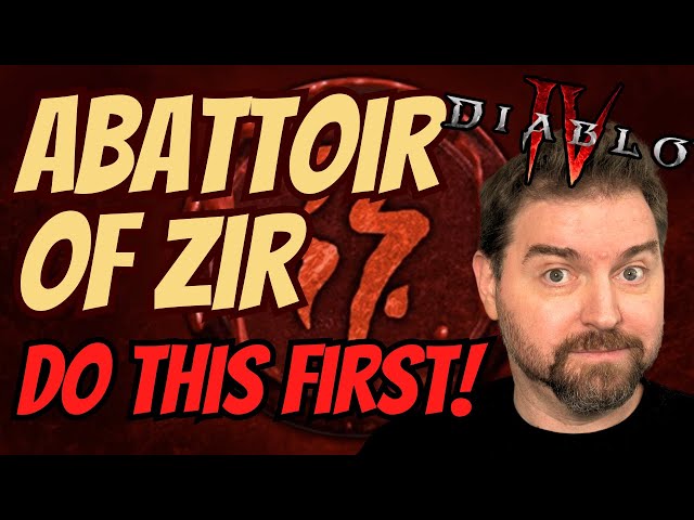 5 Diablo 4 Tips To GUARANTEE You're Ready For ABATTOIR OF ZIR (D4 Season 2)