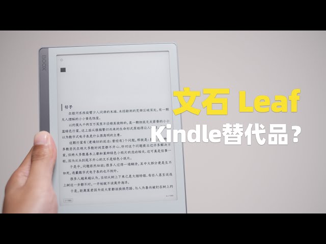 放弃 Kindle 后我选择了它——文石BOOX Leaf