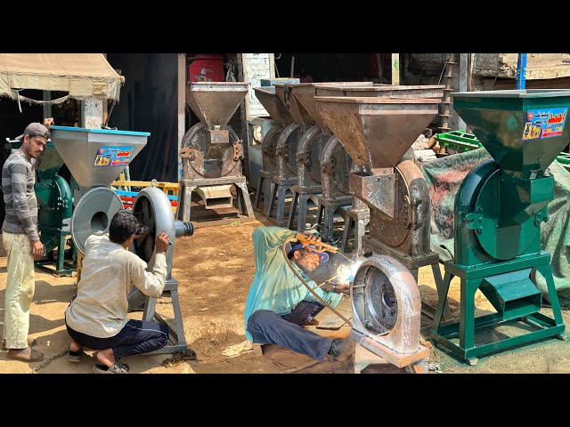 Amazing Manufacturing of Wheat Grinding Machine / Complete Process