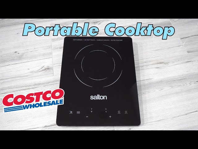 Salton Portable Induction Cooktop UNBOXING AND BOIL TEST Costco
