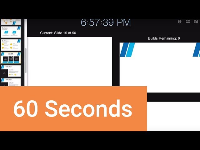 How to Use Keynote Presenter Display View in 60 Seconds