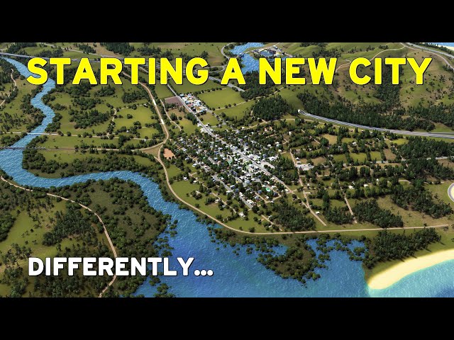 Starting a New City... Differently | Cities Skylines: Mile Bay 01