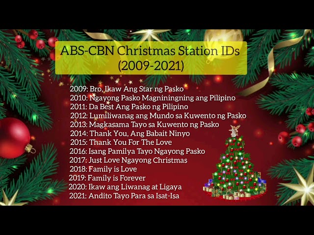ABS-CBN Christmas Station IDs (2009-2021) 🎄🎄