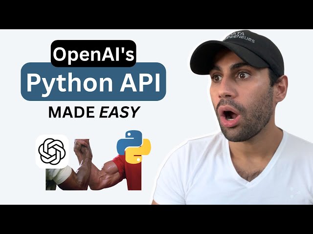 The OpenAI (Python) API | Introduction & Example Code