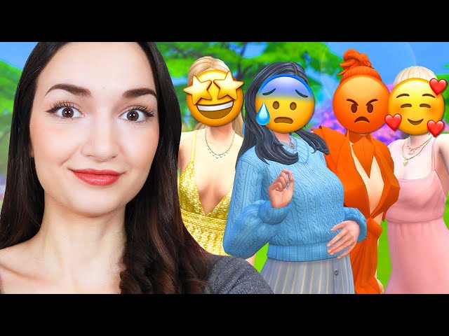 Je tente le "Emoji Challenge" (trop sympa !) 🙈 | Sims 4