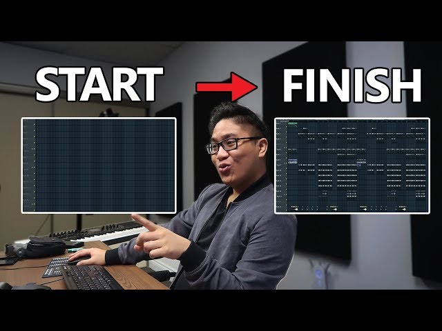 MAKING AN ENTIRE BEAT FROM START TO FINISH IN FL STUDIO! (Full Beatmaking Process)