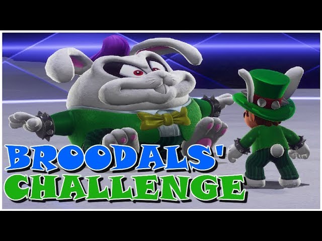 Super Mario Odyssey - Broodals' Boss Rush No Jump Challenge