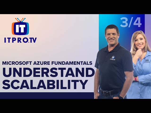Microsoft Azure Fundamentals (AZ-900) Understand Scalability | First 3 For Free