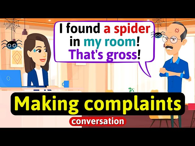 At the hotel conversation (Making complaints) - English Conversation Practice - Improve Speaking