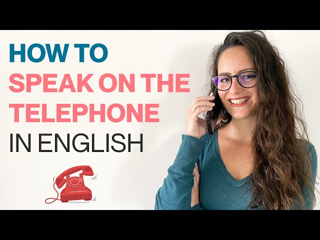 How to speak on the telephone in English 📞