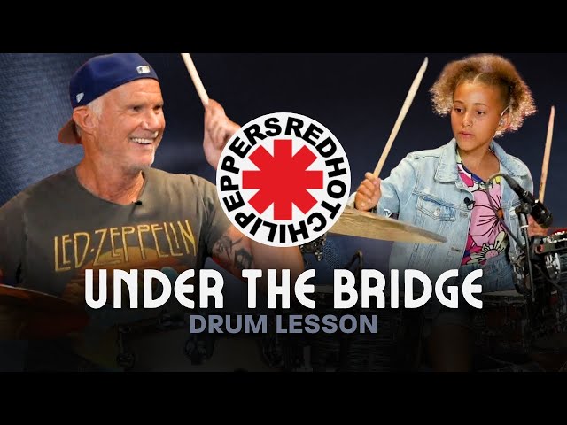 Chad Smith's short "Under The Bridge" Drum Lesson to Nandi Bushell