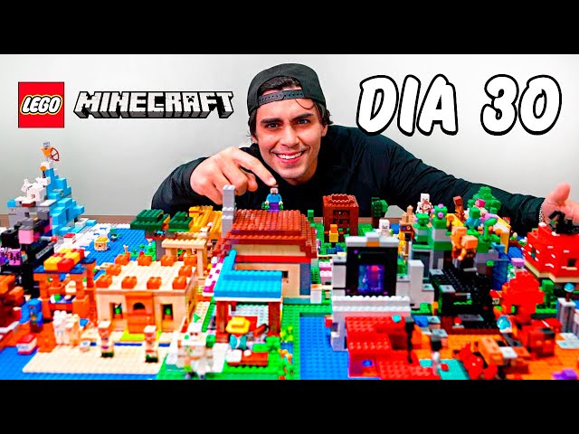 Eu Simulei o Minecraft feito de Lego em 30 Dias