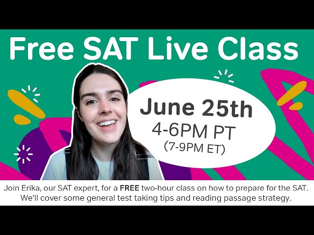 FREE SAT Live Class #SAT #Reading