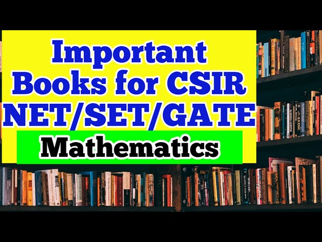 Important Books for CSIR net Mathematics|csir net books for mathematical sciences pdf|Rahul Mapari