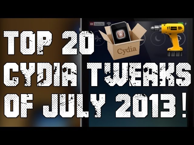 Top 20 Cydia Tweaks | July 2013 | Massive Collection of All New Jailbreak Tweaks!