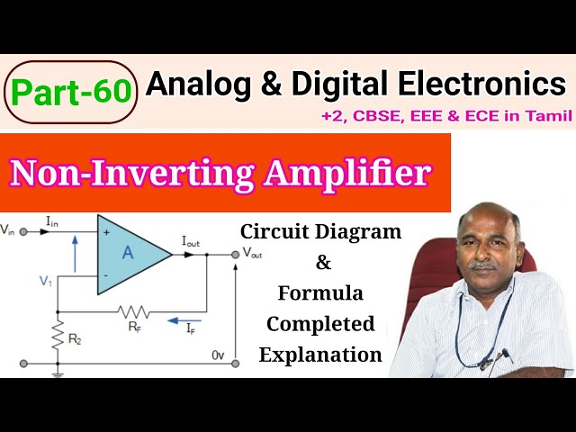 Non-inverting Operational Amplifier in tamil