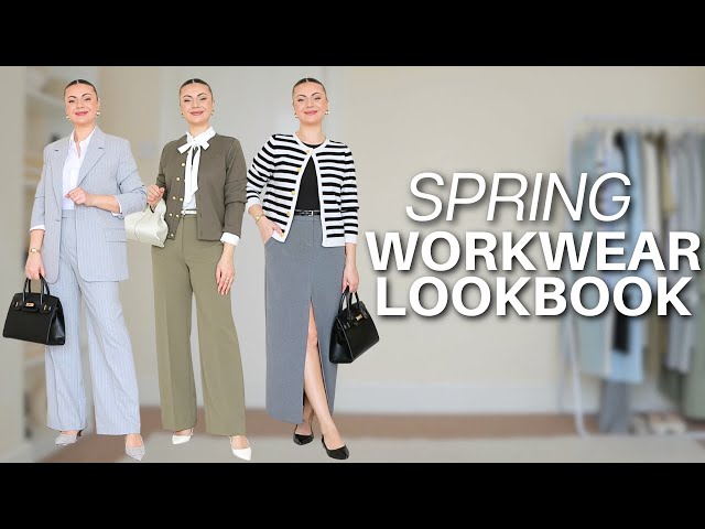 22 CLASSIC SPRING WORKWEAR OUTFITS 2024