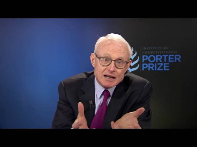 Keynote by Michael E. Porter at the Porter Prize 2016