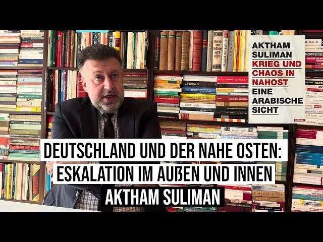 14.04.2024 Berlin Deutschland und der Nahe Osten: Eskalation im Außen und Innen Aktham Suliman
