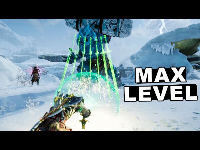 God of War Ragnarok - DELETING BOSSES Max Level OP Kratos Gameplay (NO DAMAGE / GMGOW) 4K PS5