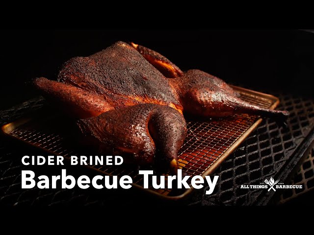 Cider Brined Barbecue Turkey