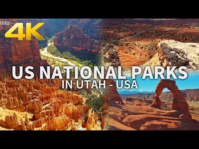 US NATIONAL PARK - 5 US National Parks in Utah, USA, Travel, 4K UHD