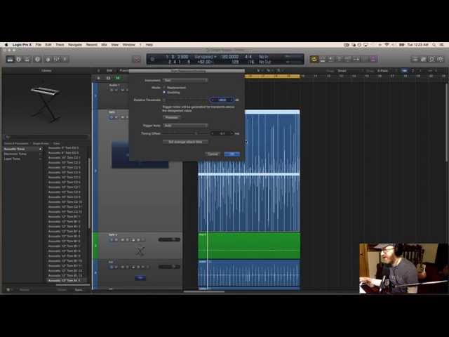 How to Use a Chair to Trigger a MIDI Drum Performance in Logic Pro X