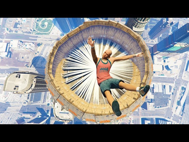 GTA 5 Jumps/Falls Ragdolls Compilation #10 (Euphoria physics - Funny Moments)