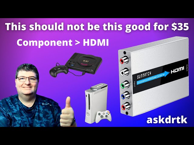 Component to HDMI Scaler + Deinterlace - Detailed Review