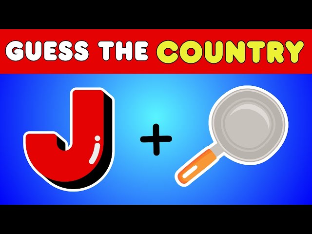Guess The Country by Emoji | Quiz Jaq