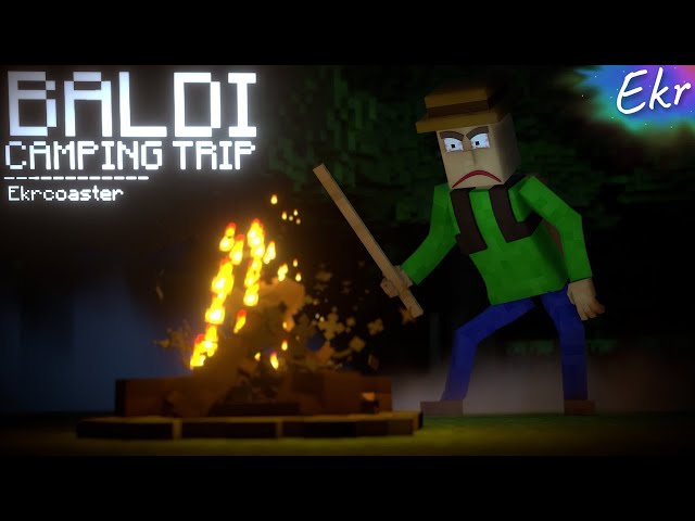 Baldi Camping! | Baldi's Basics Minecraft Animation (Random Encounters)