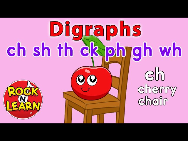 Digraphs | ch, sh, th, ck, ph, gh, wh | Rock 'N Learn Phonics Songs